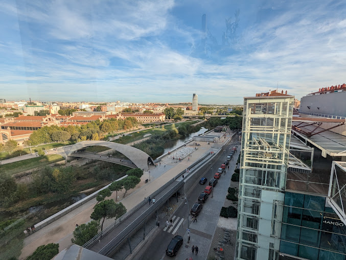 vistas panoramicas en madrid rio